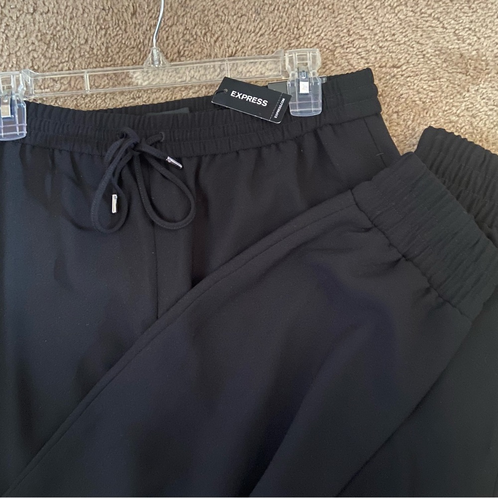 EXPRESS Black, Drawstring Jogger Pants, Women’s M